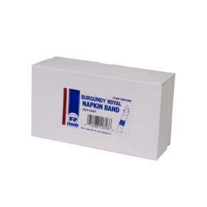 Burgundy Napkin Bands | Packaged