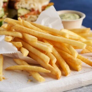 1/4 Inch Extra Long Fancy Shoestring Cut French Fries | Styled