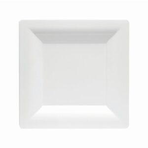 9″ Square White Plates | Raw Item