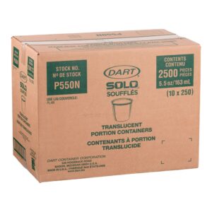 CUP PRTN SOUFF 5.5Z TRANSL | Corrugated Box