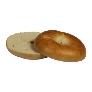Parbaked Plain Bagel, Sliced | Raw Item