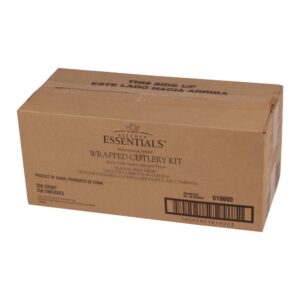 Cutlery Kit Spork Knf Nap S&p 250 | Corrugated Box