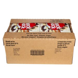 Chocolate and Vanilla Pudding Cups | Packaged