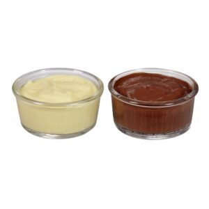 Chocolate and Vanilla Pudding Cups | Raw Item