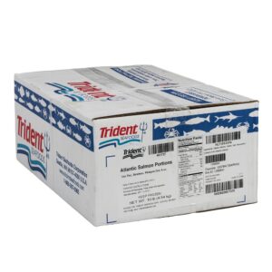 Atlantic Salmon Fillets, 6 oz. | Corrugated Box