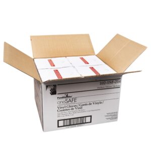 GLOVE VNYL DISP MED PF 4-200 ONESAFE | Packaged