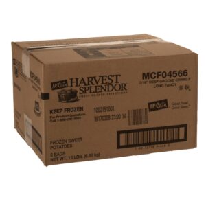 Crinkle Cut Sweet Potato Fries | Corrugated Box