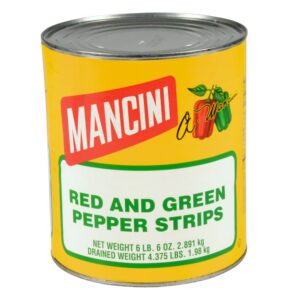 Red & Green Pepper Strips | Packaged