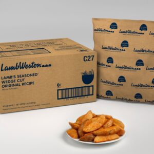 Seasoned Wedge Cut Original Recipe French Fries | Styled