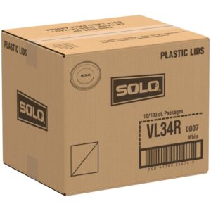 LID PLAS VNTD 4Z WHT | Corrugated Box