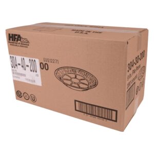 9″ Round Foil Pan | Corrugated Box
