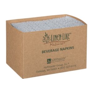 NAPKIN BEV LIN-LIKE 10X10 8-125CT | Packaged