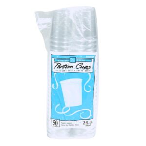 2 oz. Plastic Cups | Packaged