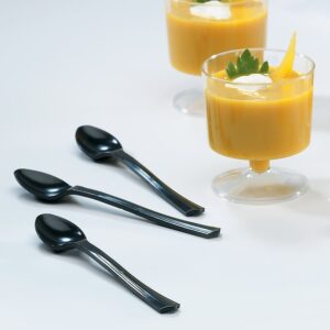 Black Plastic Petite Spoons | Styled