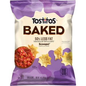 Single-Serve Baked Scoop Tortilla Chips | Packaged