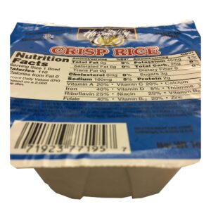 CEREAL RICE CRSP WGRAIN BWL 96-1Z | Packaged