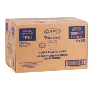 CUP PET PLAS 9Z SQT CLR | Corrugated Box