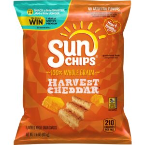 Harvest Cheddar Multigrain Chips | Packaged
