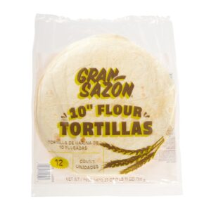 10″ Flour Tortillas | Packaged