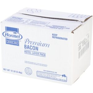 BACON HOTEL PACK 18/22 2/6# HORMEL | Corrugated Box