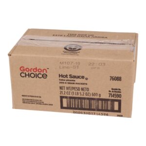 Hot Sauce Packets | Corrugated Box