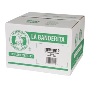 12″ Flour Tortilla Pressed – ready to us | Corrugated Box