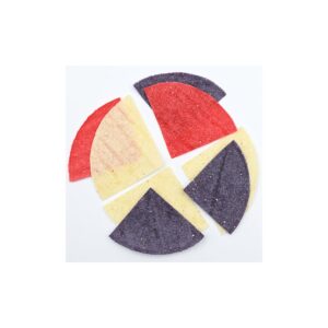 CHIP TORTL TRI-COLOR 4CUT RAW 30.5# | Raw Item