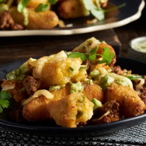 Cheddar Cheese Spudz | Styled