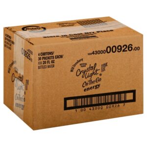 Wild Strawberry Drink Mix | Corrugated Box