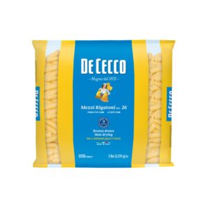Mezzi Rigatoni  5 Lbs | Packaged