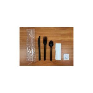 CUTLERY KIT KFS NAP S&P HWT BLK 250 | Styled
