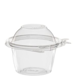 CUP PLAS SNAC 8Z CLR W/ DOME LID | Raw Item