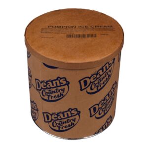 Pumpkin Ice Cream 3 Gallon | Packaged