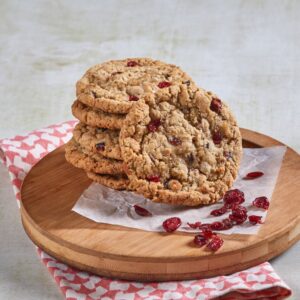 Oatmeal Cranberry Walnut Cookie Dough | Styled