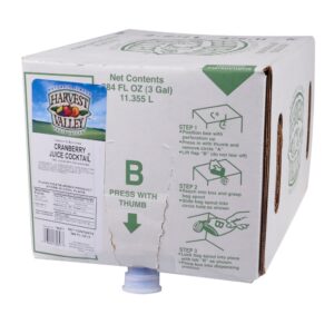 1-3GAL CRAN JUICE CKTL 19% 4+1 CONC | Packaged