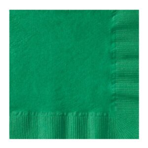 Pine Green Beverage Napkins | Raw Item