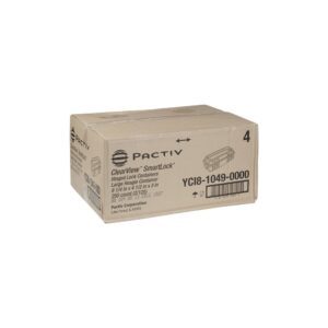 9.25 x 4.5 x 3 Inch Plastic Hoagie Containers, Clear, Hinged | Corrugated Box