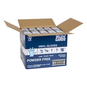 GLOVE VNYL POLY PWDFR LG 10-100CT | Packaged