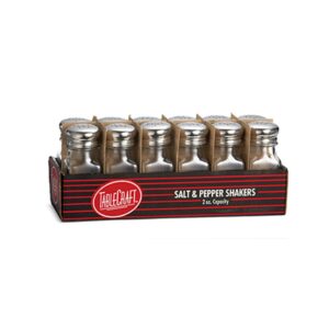 Glass Salt & Pepper Shakers | Packaged