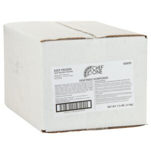 APTZR DUMPL VEG 0.8Z 3-50CT CHEF ONE | Corrugated Box