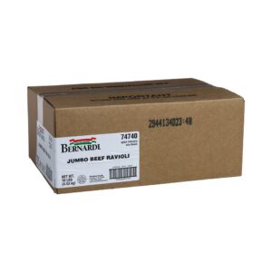 RAVIOLI BEEF JMBO 5# BERNI | Corrugated Box