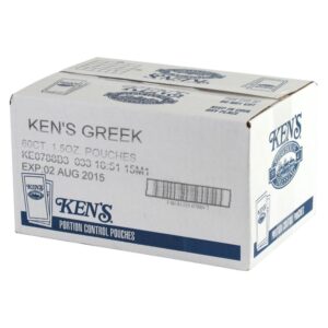 DRESSING SALAD GREEK 1.5 OZ KEN’S PAC | Corrugated Box
