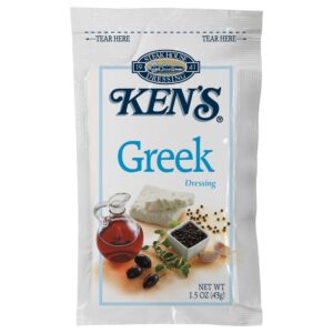 DRESSING SALAD GREEK 1.5 OZ KEN’S PAC | Raw Item