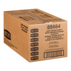 2 OZ CHURRO DONUT W/ CINN SUGAR PKT | Corrugated Box