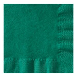 Hunter Green Beverage Napkin | Raw Item