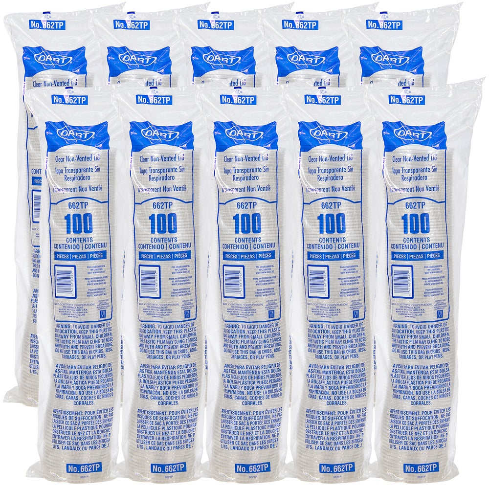 100 FLAT LID/SD5,SD8,TP9 CLR SOLO - Gordon Restaurant Market