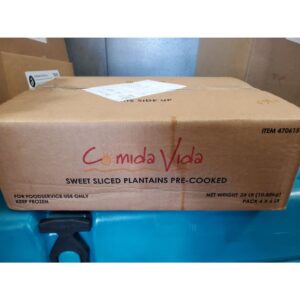 Cooked Sliced Plantains | Corrugated Box