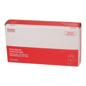 Medium Powder-Free Vinyl Gloves | Packaged
