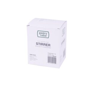 Black Coffee Stirrer | Packaged