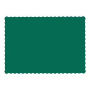 Hunter Green Placemat | Raw Item